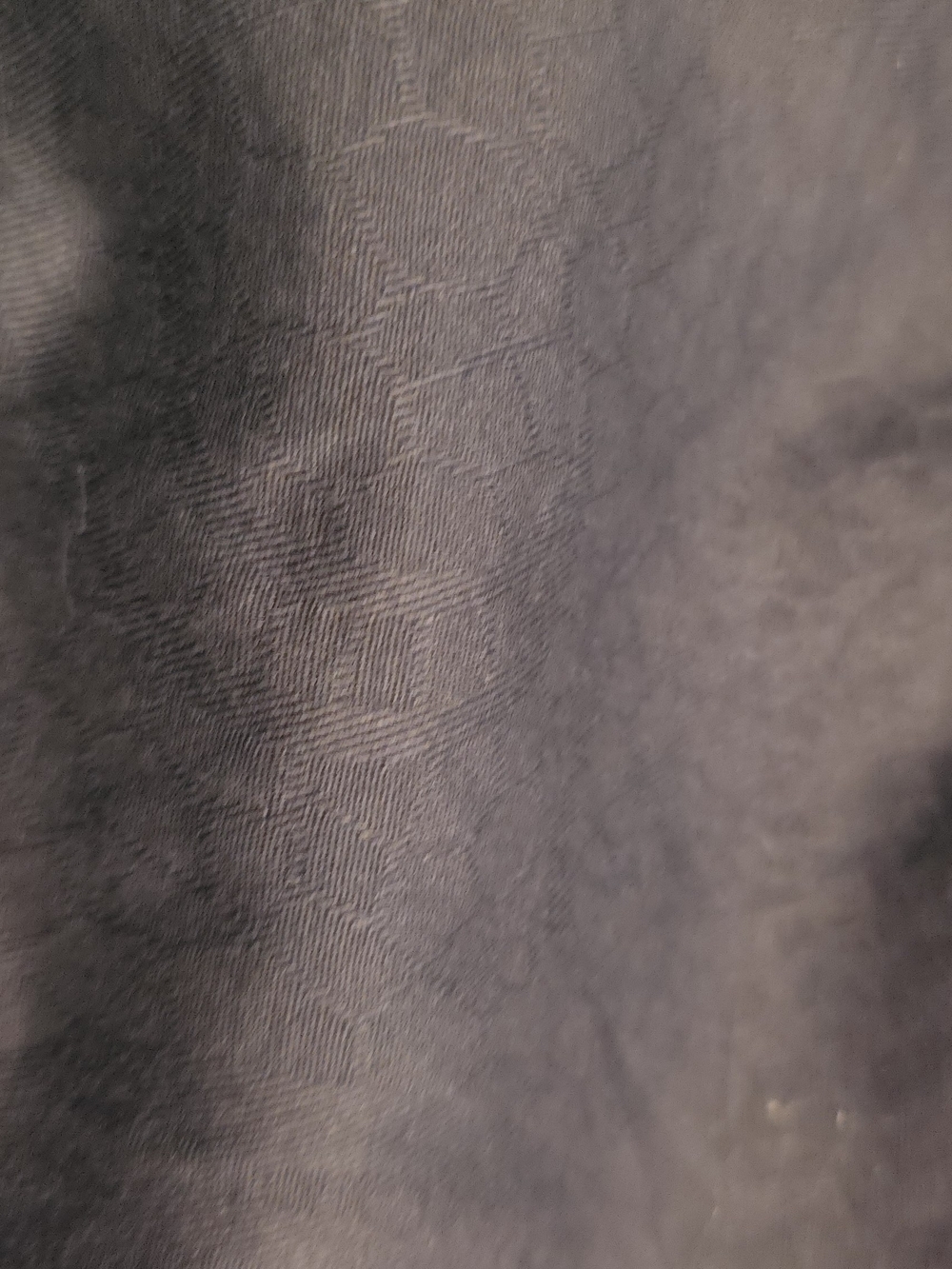 4/$67 Deal! Fred David Short-Sleeve Button Grey Blouse - Picture 10 of 11